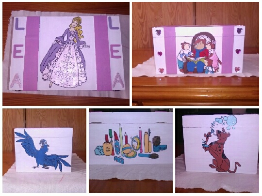 Boîte de rangement pour fille