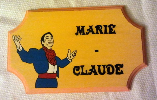 Plaque de porte de chambre version 10