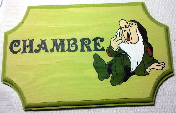 Plaque pour porte de Chambre version 11