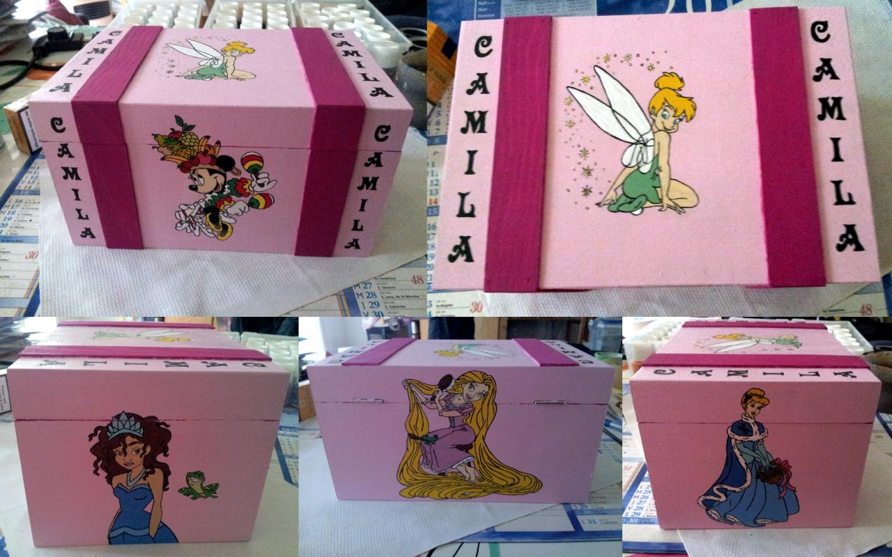 Boîte de rangement Princesses + Fée + Minnie
