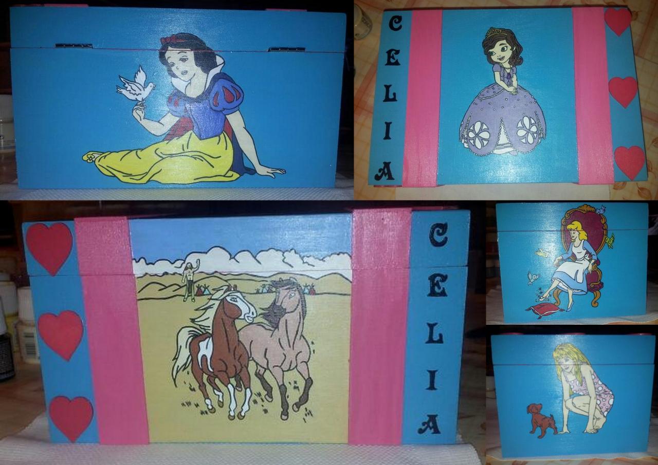 Boîte de rangement pour fille