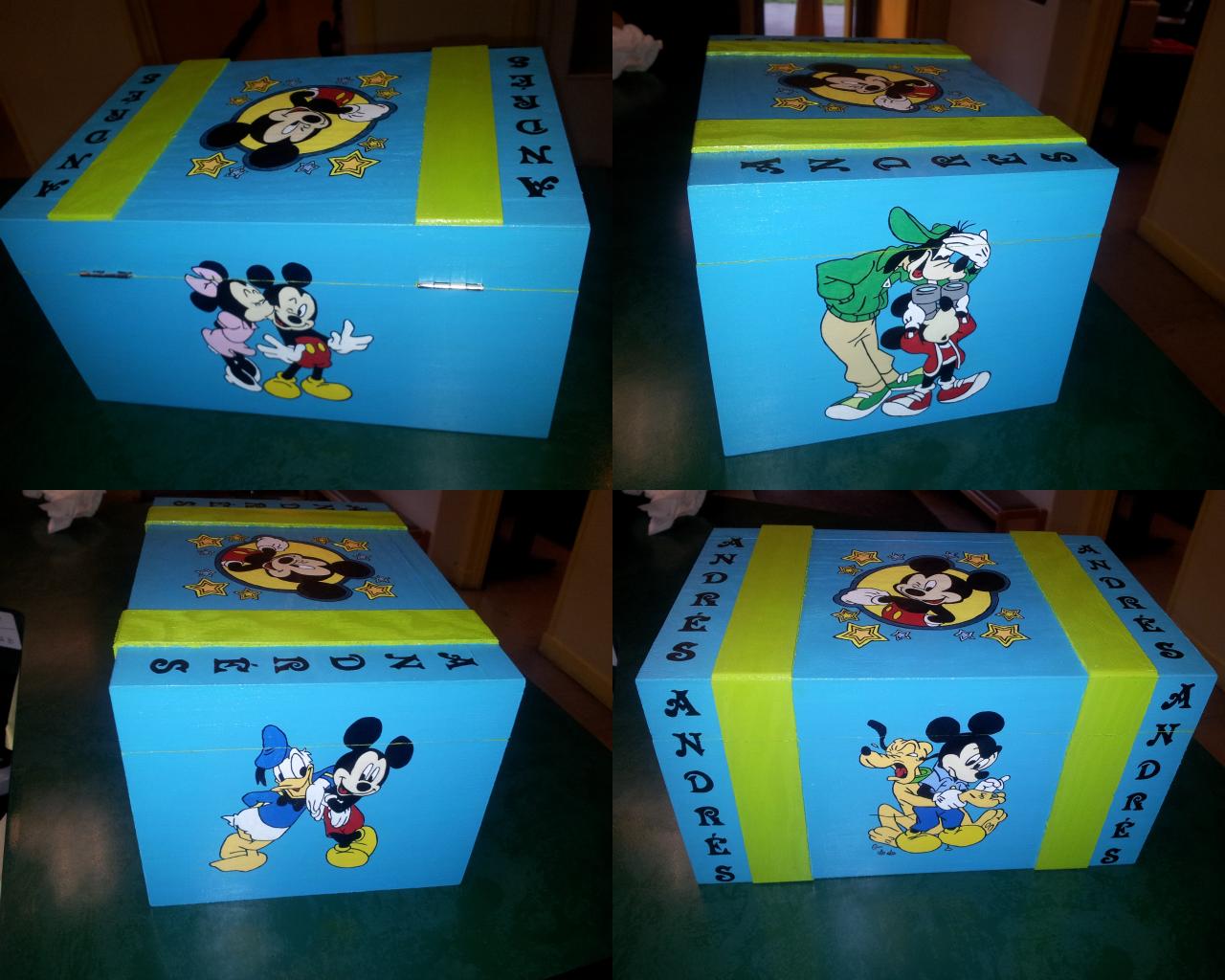 Boîte de rangement La Bande à Mickey