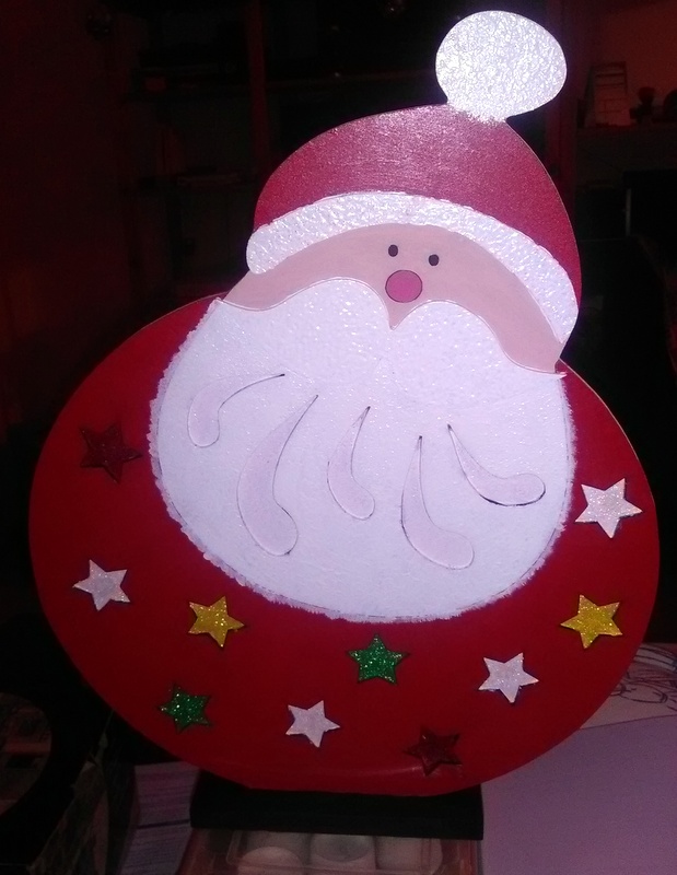 Père Noël en bois 