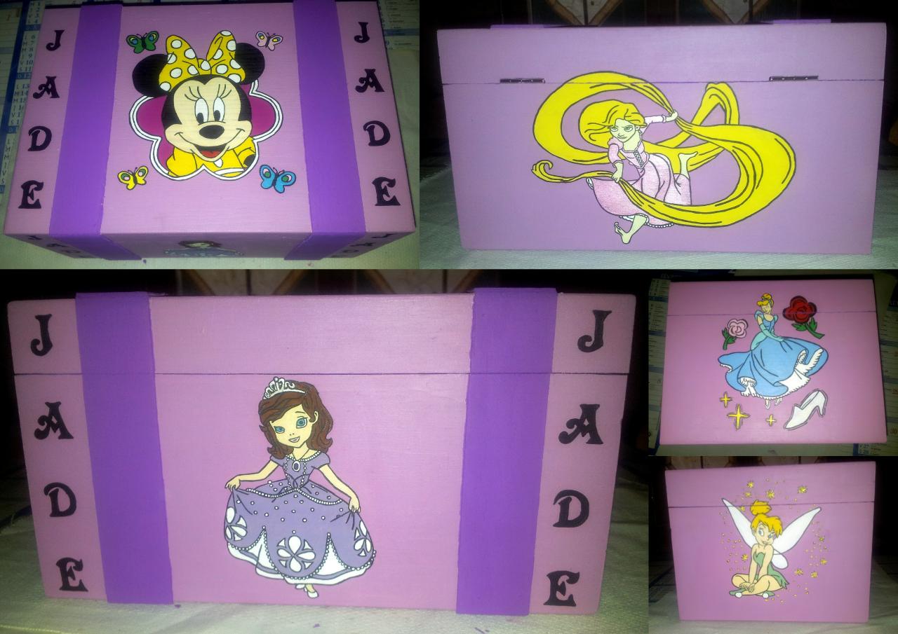 Boîte de rangement Princesses + Minnie
