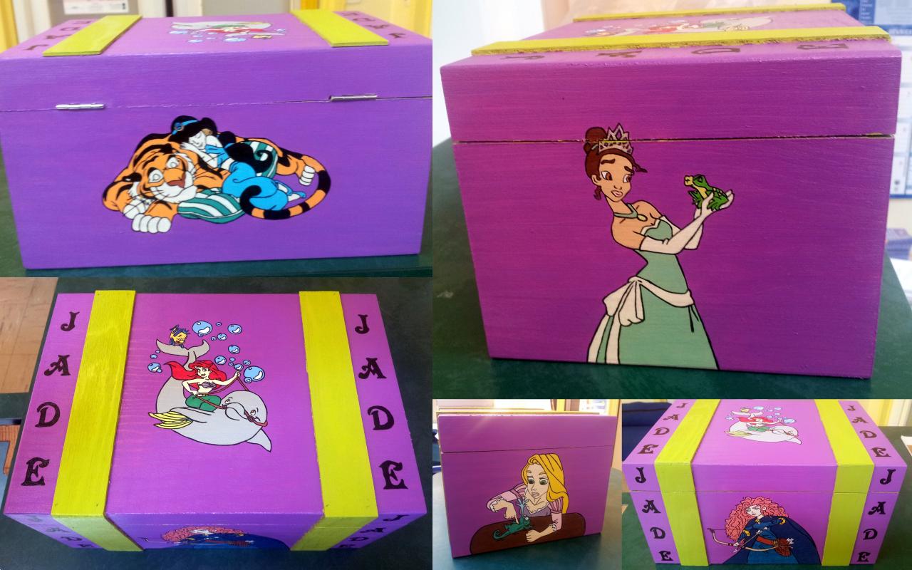 Boîte de rangement Princesses Disney