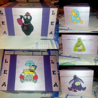 Boîte de rangement motifs divers pour fille