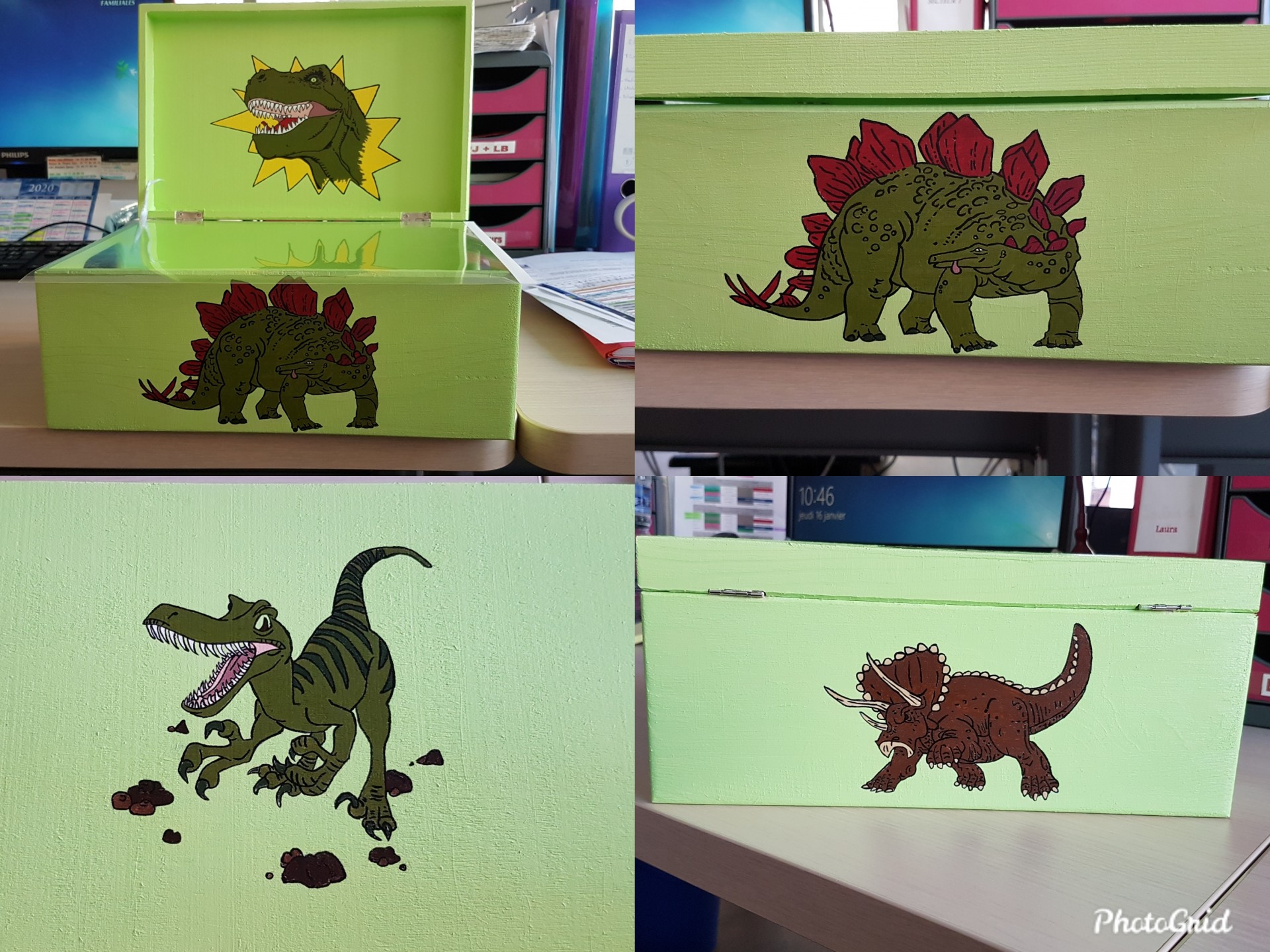 Boîte Dinosaures